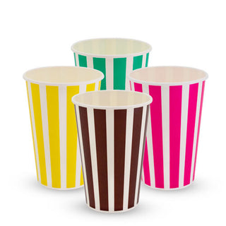 16oz Candy Stripe Cold Cups 500pk