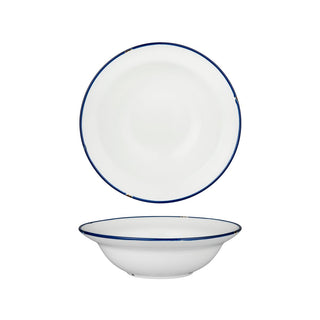 TinTin White with Navy Line