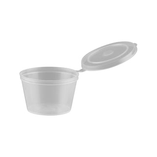 125mL Hinged PP Portion Cups 1000pk