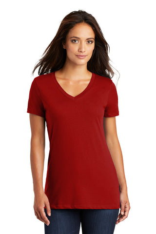 District Made - Ladies Perfect Weight V-Neck Tee. DM1170L