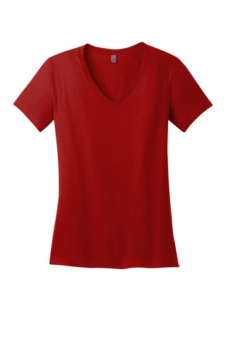 District Made - Ladies Perfect Weight V-Neck Tee. DM1170L