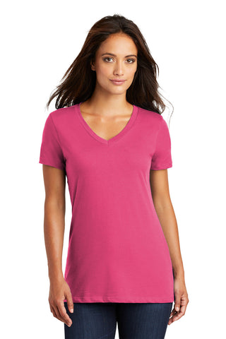 District Made - Ladies Perfect Weight V-Neck Tee. DM1170L