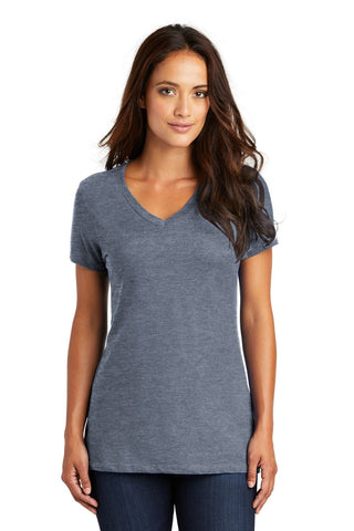 District Made - Ladies Perfect Weight V-Neck Tee. DM1170L