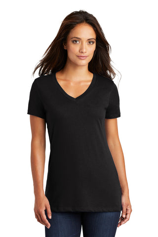 District Made - Ladies Perfect Weight V-Neck Tee. DM1170L