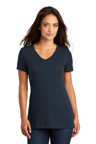 District Made - Ladies Perfect Weight V-Neck Tee. DM1170L