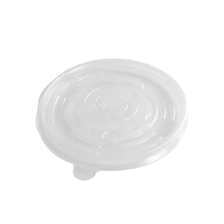 90mm PP Flat Lid for 8oz - 50pk