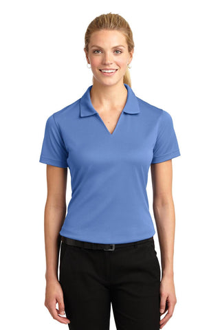 Sport-Tek Ladies Dri-Mesh V-Neck Polo. L469
