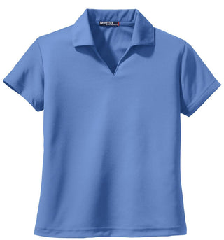 Sport-Tek Ladies Dri-Mesh V-Neck Polo. L469