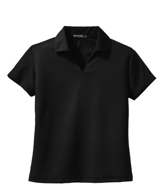 Sport-Tek Ladies Dri-Mesh V-Neck Polo. L469