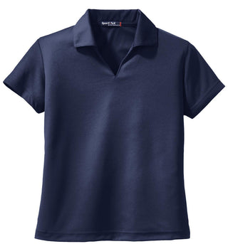 Sport-Tek Ladies Dri-Mesh V-Neck Polo. L469