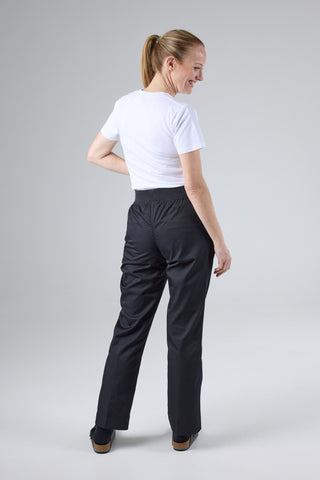 Lightweight Slim Women's Chef Pants Black