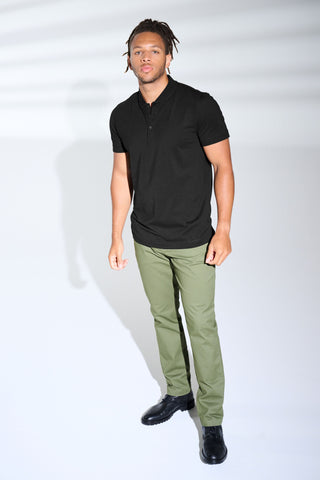Mercer+Mettle Stretch Pique Henley MM1008